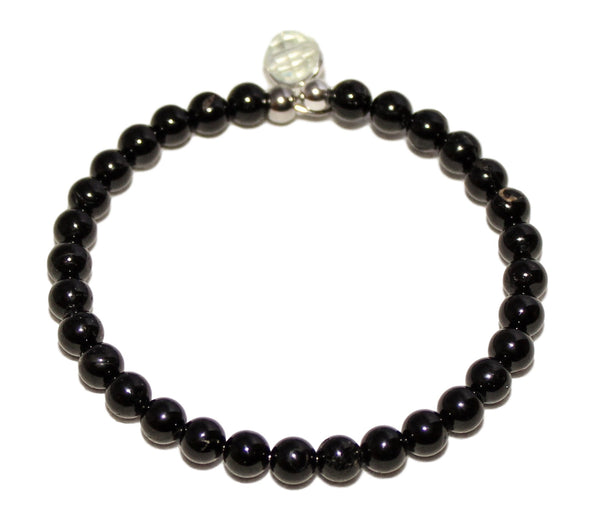 DetectSun Natural Black Onyx Bangle