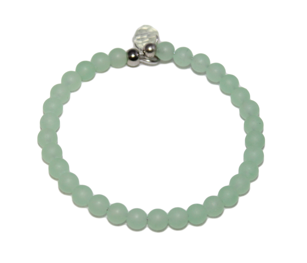 DetectSun Light Matte Green Jade Bracelet M. Mills Co